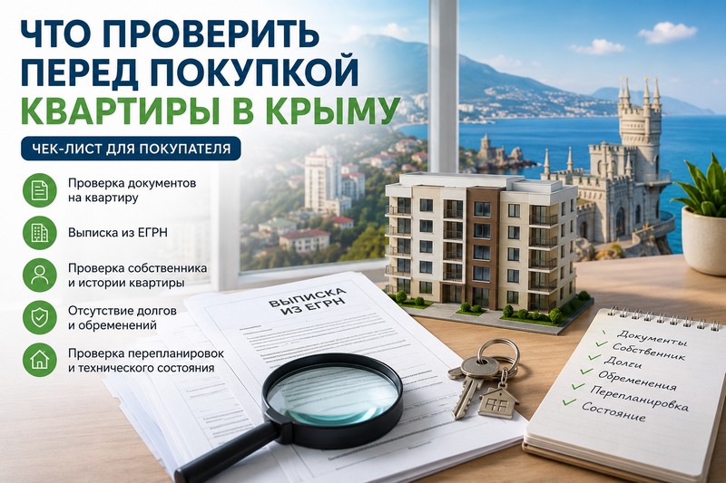 Что проверить перед покупкой квартиры в Крыму
