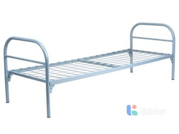 Кровати металлические с сеткой из прокатной пружины, недорого